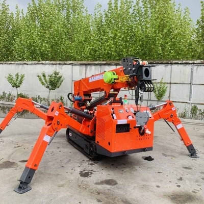 3 Tonnen 5 Tonnen 8 Tonnen Double Power Spider Raupenkran mit Fly Jib