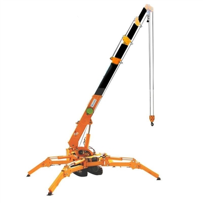 Dieselmotor elektrischer Mini Spider Crane 3 Ton Load Capacity Yanmar