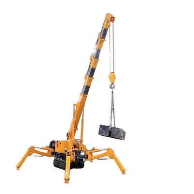 CER 5 Ton Spider Crawler Crane Diesel-Maschine elektrischer Mini Spider Crane