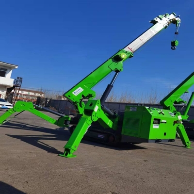 Spinnen-Raupe Crane With Hydraulic Telescopic Outrigger Maschine 5ton EPA
