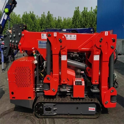schmaler Gebrauchs-Spinnen-Raupen-Crane Lifting Height With Fly-Kranbalken 22.5M 5ton des Raum-10ton