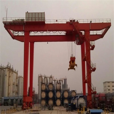 Schwerer kastenähnlicher Aufzug im Freien Crane Machine Double Beam Gantry Crane With Mobile Trolley