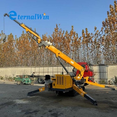Changchai Dieselmotor 5 Tonnen 17,8 m Crawler Spinnekran mit fliegendem Jib