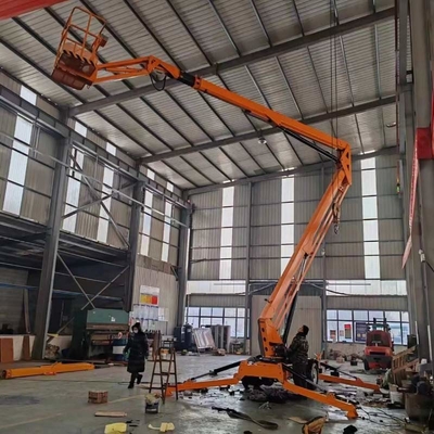 10 m 14 m elektrische Hebeplattform artikulierendes Manlift verfolgt Cherry Picker Spider Boom Hebeplattform
