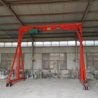 Einzelschienen-Gantry-Kran mit Rädern Elektroheber für den Bau 3T 5T