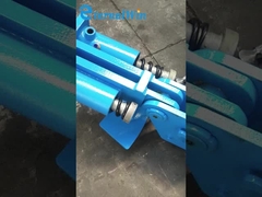 Laufschritt-Freigabe-Liegeplatz-Haken 100T Marine Towing Ship Telescopic Single