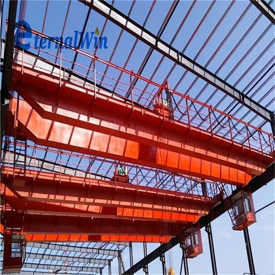 25 Tonne 30 Tonnen-elektrischer beweglicher doppelter Träger obenliegender Crane For Heavy Goods