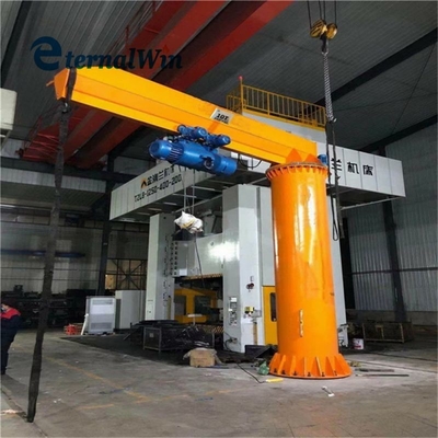 Customized Elektrische Säule montiert Jib Kran 360 Grad Drehung mit elektrischen Kettenhebe