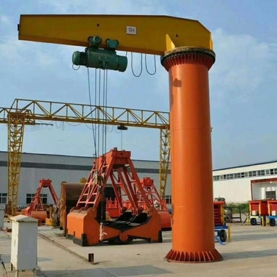 360 Grad-Rotations-Spalte Crane Fixed Jib Hoist Crane 2 Ton Remote Control