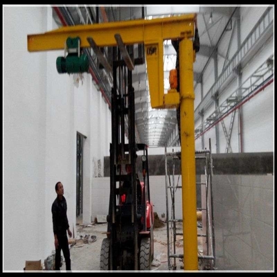 Rotation, die 360 Werkstatt-Spalten-Crane Mini Fixed Pillar Jib With-Hebemaschine herumdreht