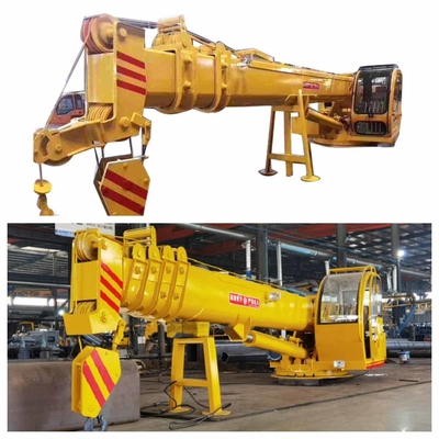 SCHIFFS-Plattform-Kräne des gelbes Schiffs-mobile Hafen-Kran-5T 10T Offshore