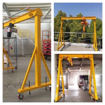 Ton Mobile Gantry Cranes Remote-Steuerung des Aluminiumlegierungs-tragbare Portalkran-3