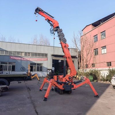 Mini-Elektro- und Diesel-Fahrzeuge für das mobile Heben von Crawler Spider Crane 5T 8T Teleskop-Boom