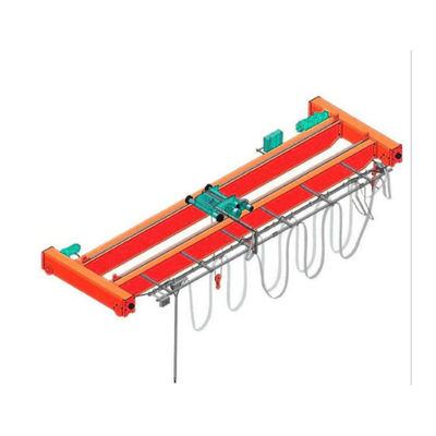 10 Tonnen kundenspezifischer Hochgeschwindigkeits-Hochfestigkeits-Stahl-Einträger-Brückenkran mit 12 Monaten Garantie