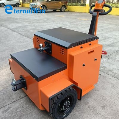20-Tonnen-Elektro-Schlepper mit 20000 kg Tragfähigkeit, 7000 N Nennzugkraft und 2-3 km/h Fahrgeschwindigkeit für Schwerlasttransport