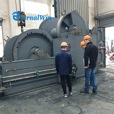 Hydraulische Schleppwinde 45 Tonnen für Schiffswerften in Indonesien