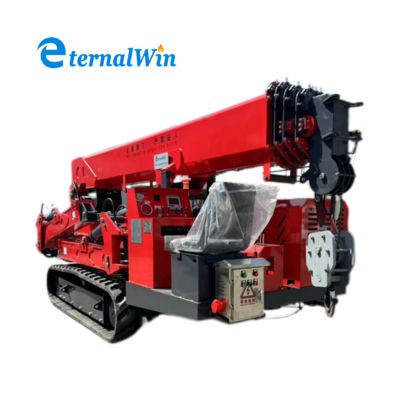 2,7-Tonnen-Raupenkran mit Spinnenfahrwerk und 100 Tonnen Tragkraft