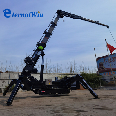 Vielseitiger 3-Tonnen-Spinnekran mit 360-Grad-Wendwinkel und Dieselmotor AC-Motor
