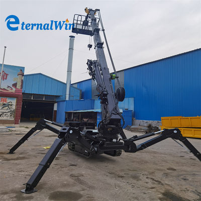 8 Tonnen Spider Crawler Crane mit Motor und maximaler Hebhöhe von 25 Metern