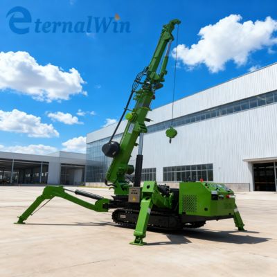 12 Tonnen Spider Crawler Crane mit einer Jahresgarantie Dieselmotor & Wechselstrommotor und hydraulische Ausdehnungsausründer für den Bau