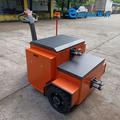 7000N Zugkraft Schlepper Walkie-Traktor, der eine Fahrgeschwindigkeit von 2 bis 3 km/h bietet, konzipiert für das Heben und den Transport schwerer Lasten